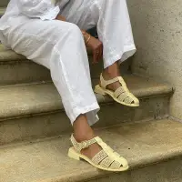 HOLIS 3D SANDALS LT YELLOW(LT YELLOW,6)