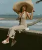CHAVI SANDALS LT NATURAL RAFFIA(LT NATURAL RAFFIA,5)