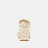 ALIYA PEARL HEELS VANILLA RAFFIA(VANILLA RAFFIA,5)
