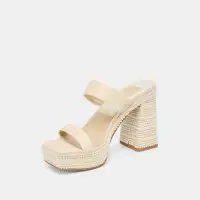 ALIYA PEARL HEELS VANILLA RAFFIA(VANILLA RAFFIA,5)