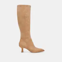 AUGGIE WIDE CALF BOOTS CAMEL SUEDE