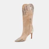 KASEDY BOOTS TAUPE MULTI SUEDE(TAUPE MULTI SUEDE,5)