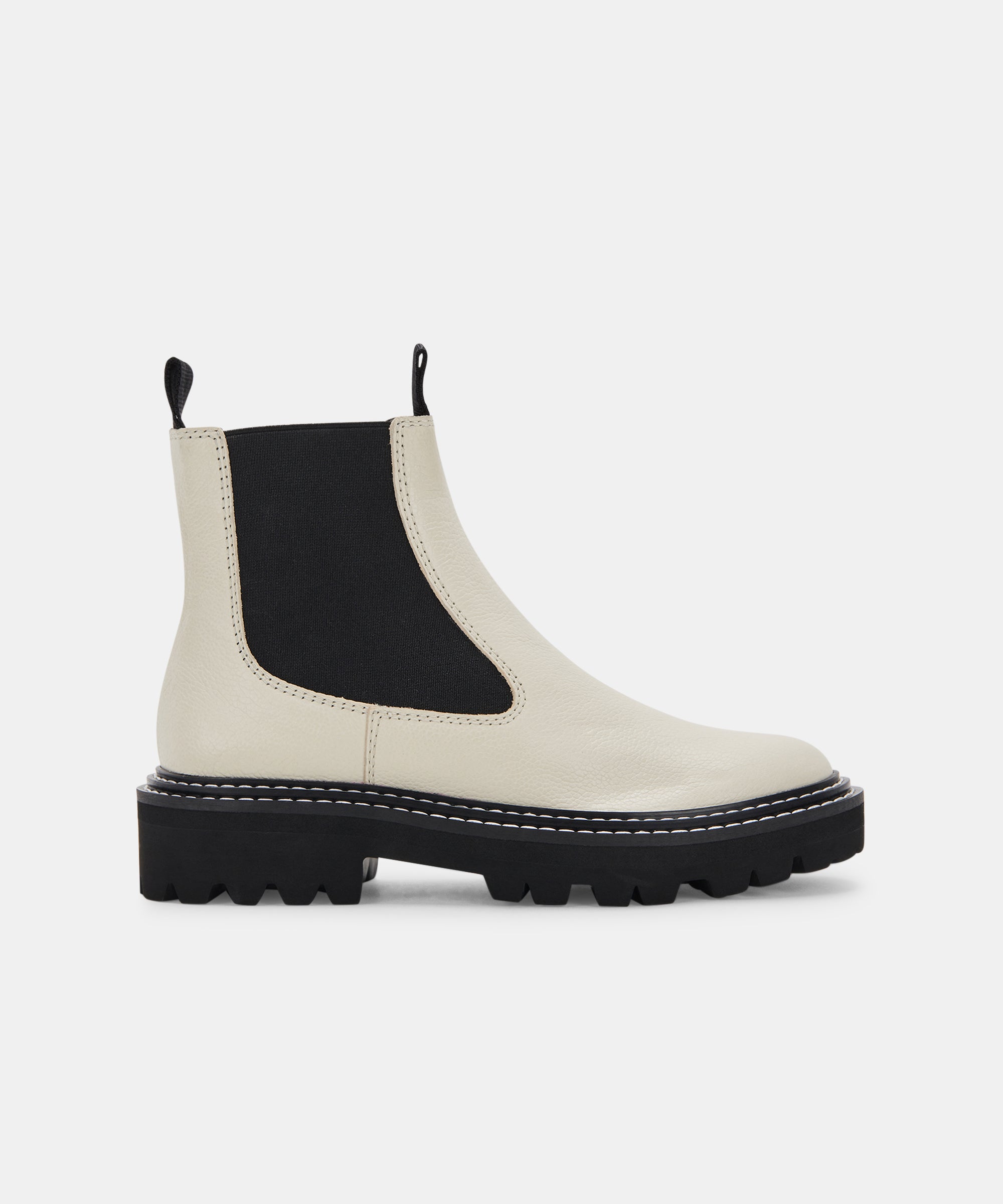MOANA BOOTS IVORY LEATHER