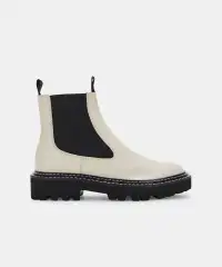 MOANA BOOTS IVORY LEATHER