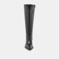 RAJ WIDE CALF BOOTS BLACK LEATHER(BLACK LEATHER,6WC)