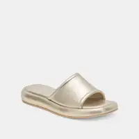 AISHA SANDALS GOLD METALLIC LEATHER(GOLD METALLIC LEATHER,5)