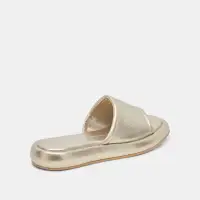 AISHA SANDALS GOLD METALLIC LEATHER(GOLD METALLIC LEATHER,5)