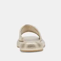 AISHA SANDALS GOLD METALLIC LEATHER(GOLD METALLIC LEATHER,5)
