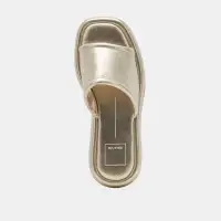 AISHA SANDALS GOLD METALLIC LEATHER(GOLD METALLIC LEATHER,5)