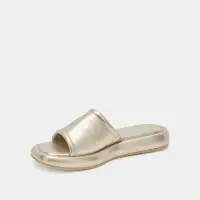 AISHA SANDALS GOLD METALLIC LEATHER(GOLD METALLIC LEATHER,5)