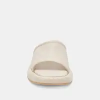 AISHA SANDALS IVORY LEATHER(IVORY LEATHER,5)