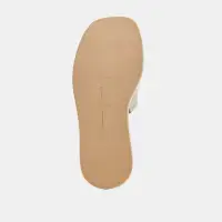 AISHA SANDALS IVORY LEATHER(IVORY LEATHER,5)