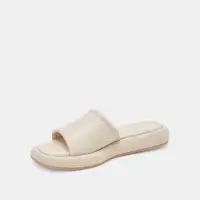 AISHA SANDALS IVORY LEATHER(IVORY LEATHER,5)