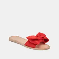 DARSEY SANDALS RED SATIN(RED SATIN,5)