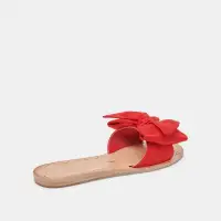 DARSEY SANDALS RED SATIN(RED SATIN,5)