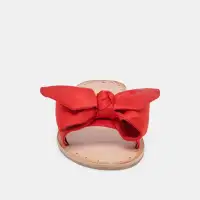 DARSEY SANDALS RED SATIN(RED SATIN,5)