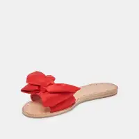 DARSEY SANDALS RED SATIN(RED SATIN,5)