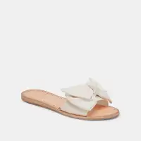 DARSEY SANDALS WHITE SATIN(WHITE SATIN,5)
