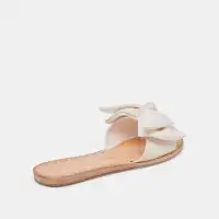 DARSEY SANDALS WHITE SATIN(WHITE SATIN,5)