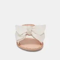 DARSEY SANDALS WHITE SATIN(WHITE SATIN,5)