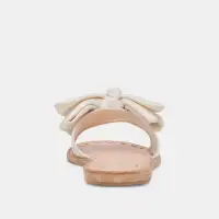DARSEY SANDALS WHITE SATIN(WHITE SATIN,5)