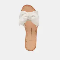 DARSEY SANDALS WHITE SATIN(WHITE SATIN,5)