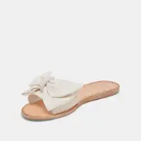DARSEY SANDALS WHITE SATIN(WHITE SATIN,5)