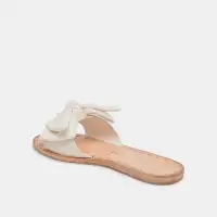 DARSEY SANDALS WHITE SATIN(WHITE SATIN,5)