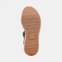 DEBRA SANDALS BLACK WHITE NUBUCK(BLACK WHITE NUBUCK,5)