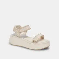 DEBRA SANDALS IVORY SUEDE(IVORY SUEDE,5)