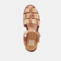 HOLIS SANDALS TAN MULTI RAFFIA(TAN MULTI RAFFIA,5)