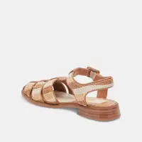 HOLIS SANDALS TAN MULTI RAFFIA(TAN MULTI RAFFIA,5)