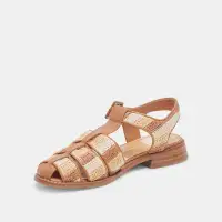 HOLIS SANDALS TAN MULTI RAFFIA(TAN MULTI RAFFIA,5)