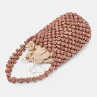 MALOU HANDBAG BROWN WOOD BEADED(BROWN WOOD BEADED,ONESZ)