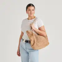 RAVELLO TOTE NATURAL RAFFIA(NATURAL RAFFIA,ONESZ)