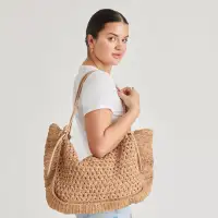RAVELLO TOTE NATURAL RAFFIA(NATURAL RAFFIA,ONESZ)