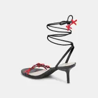 AMELIE HEELS BLACK MULTI STELLA(BLACK MULTI STELLA,5)