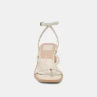 BANITA WIDE SANDALS IVORY LEATHER(IVORY LEATHER,6W)
