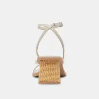 BANITA WIDE SANDALS IVORY LEATHER(IVORY LEATHER,6W)