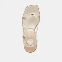 BANITA WIDE SANDALS IVORY LEATHER(IVORY LEATHER,6W)