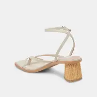 BANITA WIDE SANDALS IVORY LEATHER(IVORY LEATHER,6W)