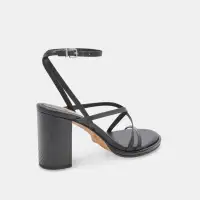 BARLY HEELS BLACK LEATHER(BLACK LEATHER,5)