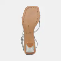 BAYLOR HEELS SILVER METALLIC LEATHER(SILVER METALLIC LEATHER,5)
