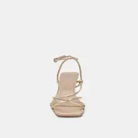 BEV HEELS GOLD METALLIC LEATHER(GOLD METALLIC LEATHER,5)