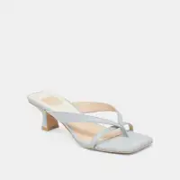 BREVEL HEELS LIGHT BLUE LEATHER(LIGHT BLUE LEATHER,5)