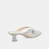 BREVEL WIDE HEELS LIGHT BLUE LEATHER(LIGHT BLUE LEATHER,6W)