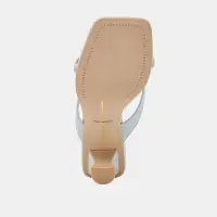BREVEL WIDE HEELS LIGHT BLUE LEATHER(LIGHT BLUE LEATHER,6W)
