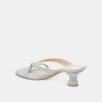 BREVEL WIDE HEELS LIGHT BLUE LEATHER(LIGHT BLUE LEATHER,6W)