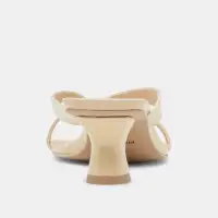 BREVEL WIDE HEELS LIGHT YELLOW LEATHER(LIGHT YELLOW LEATHER,6W)