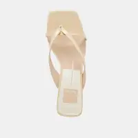 BREVEL WIDE HEELS LIGHT YELLOW LEATHER(LIGHT YELLOW LEATHER,6W)